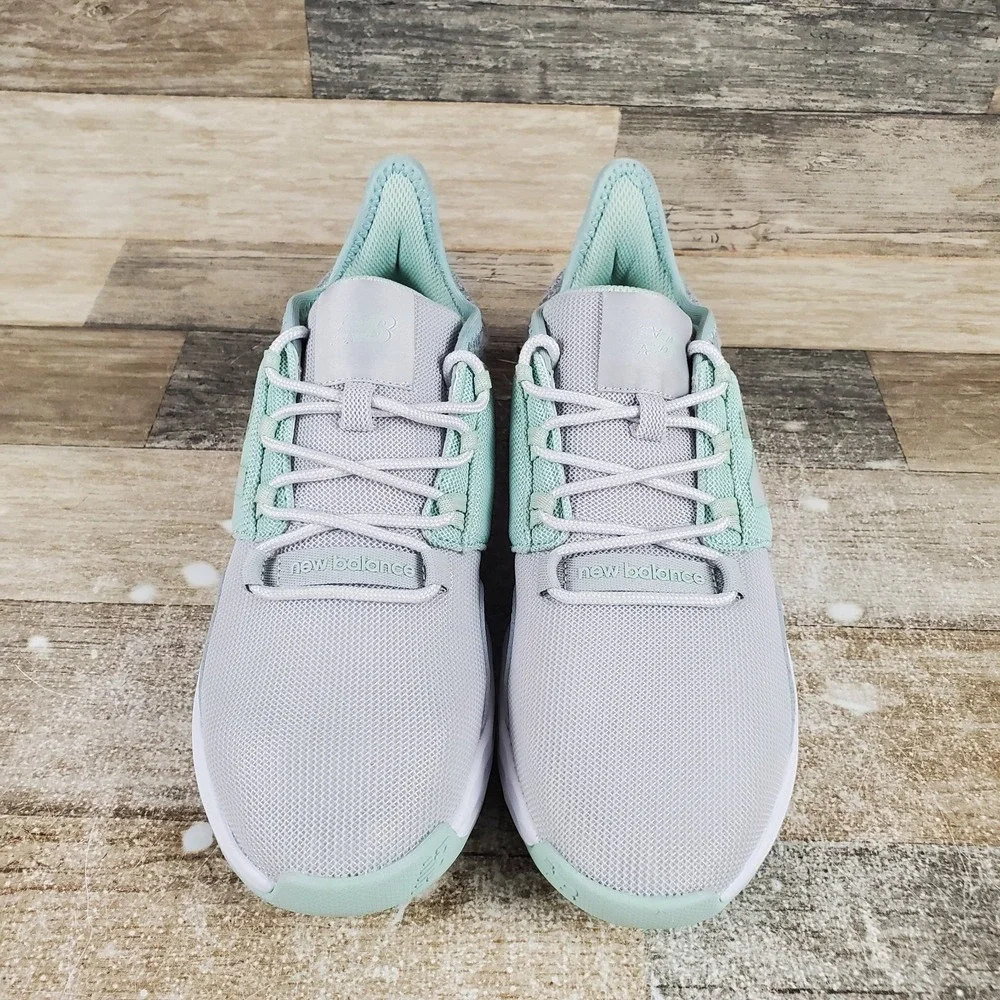 New Balance Fresh Foam Roav Womens Golf Cleats Sz 7.5 Gray Mint Spikeless Shoe